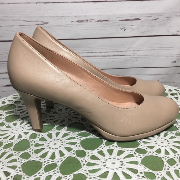 Naturalizer Shoes - Naturalizer Leather Round Toe Pumps Heels